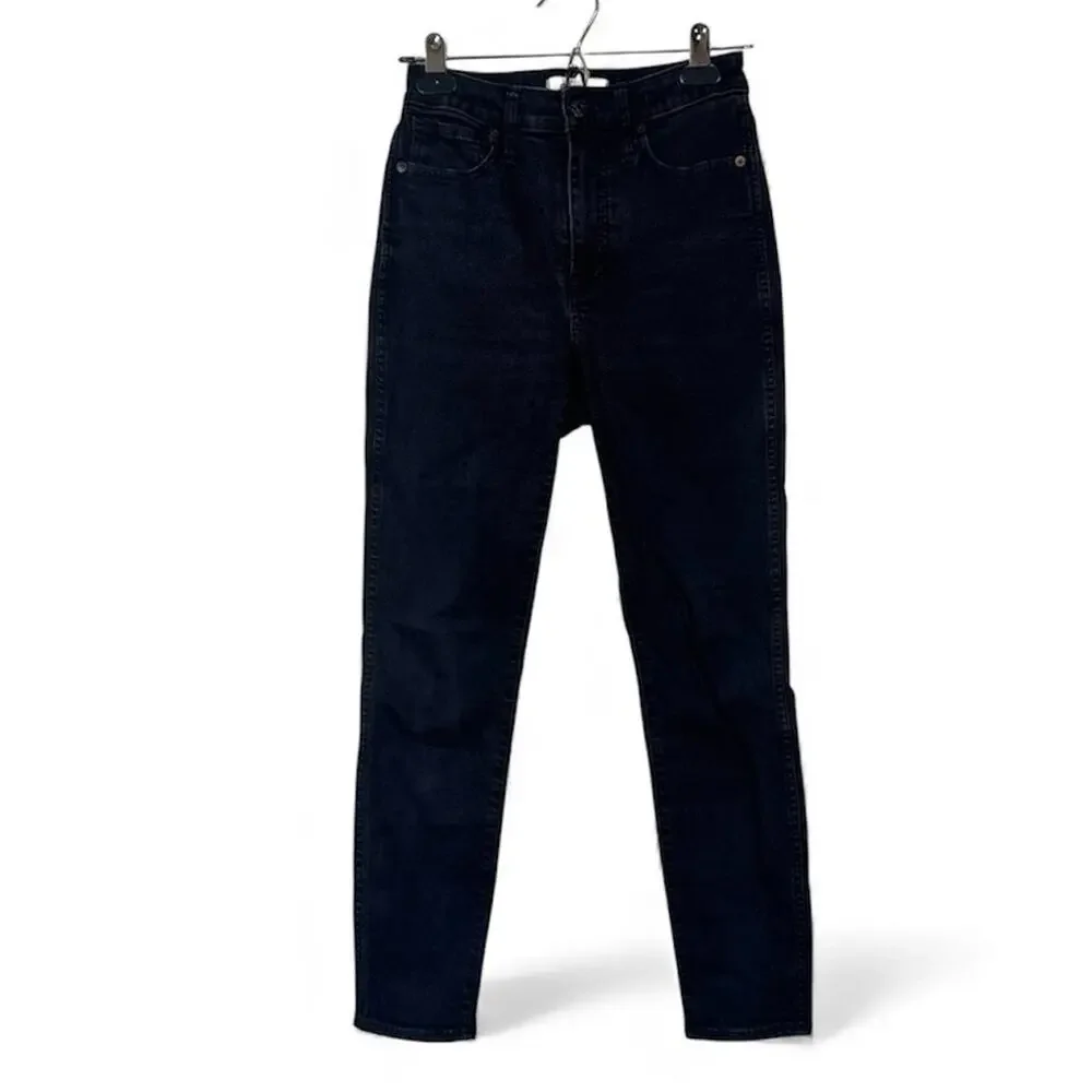 Madewell Black Curvy High Rise Skinny Jeans Womens 25 Fall Denim Casual